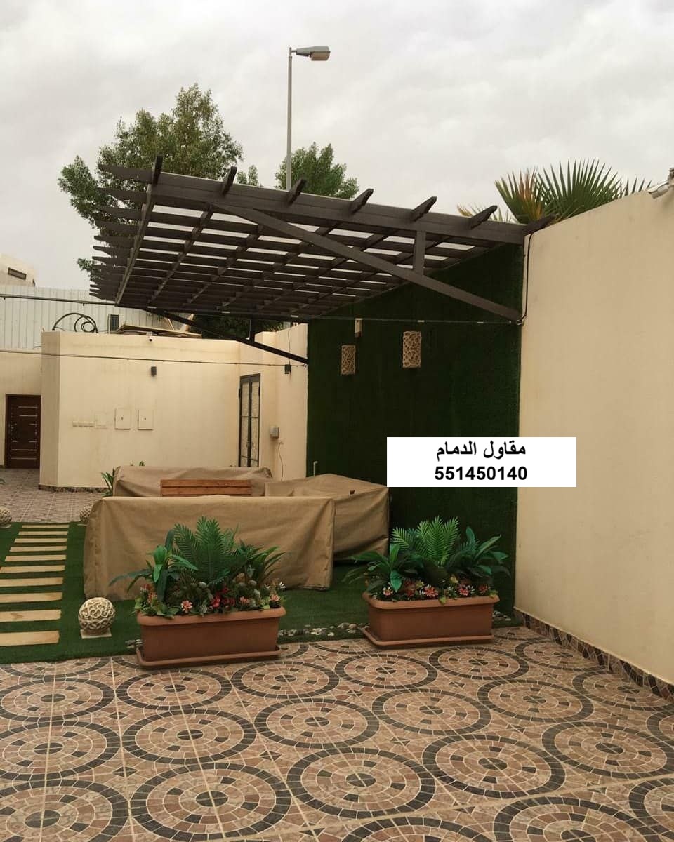 برجولات حديد وقماش الخبر